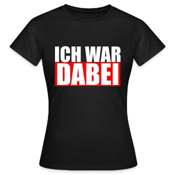 J'étais cadeau - T-shirt Femme - noir - Devant - AI Model Female 172 dark (172cm)