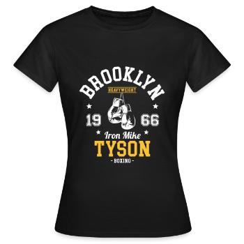 Eisen Mike Tyson - Frauen T-Shirt - Schwarz - Vorne - AI Model Female 172 dark (172cm)