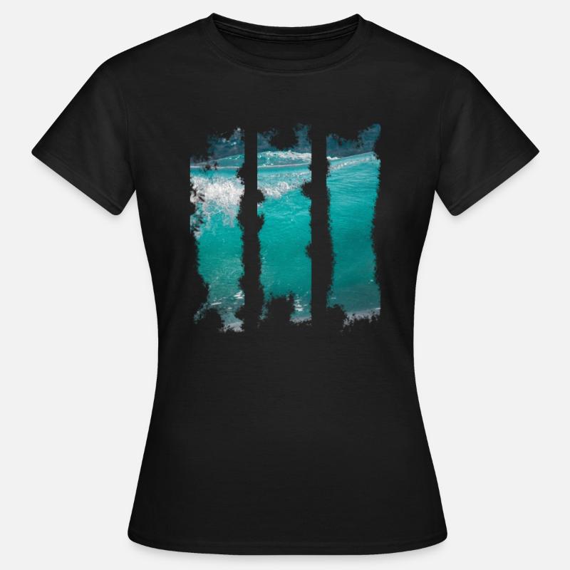 Waves - Women's T-Shirt - black