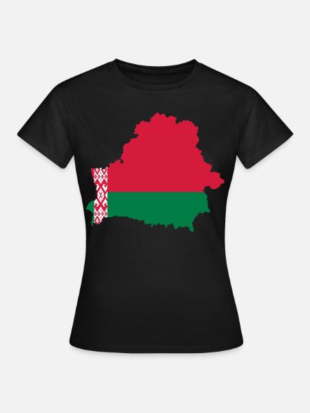 belarus - Frauen T-Shirt - Schwarz