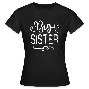 Grande soeur pour la meilleure grande soeur - T-shirt Femme - noir - Devant - AI Model Female 172 dark (172cm)
