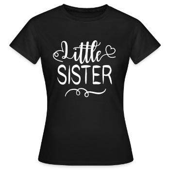 Petite soeur pour la meilleure petite soeur - T-shirt Femme - noir - Devant - AI Model Female 172 dark (172cm)