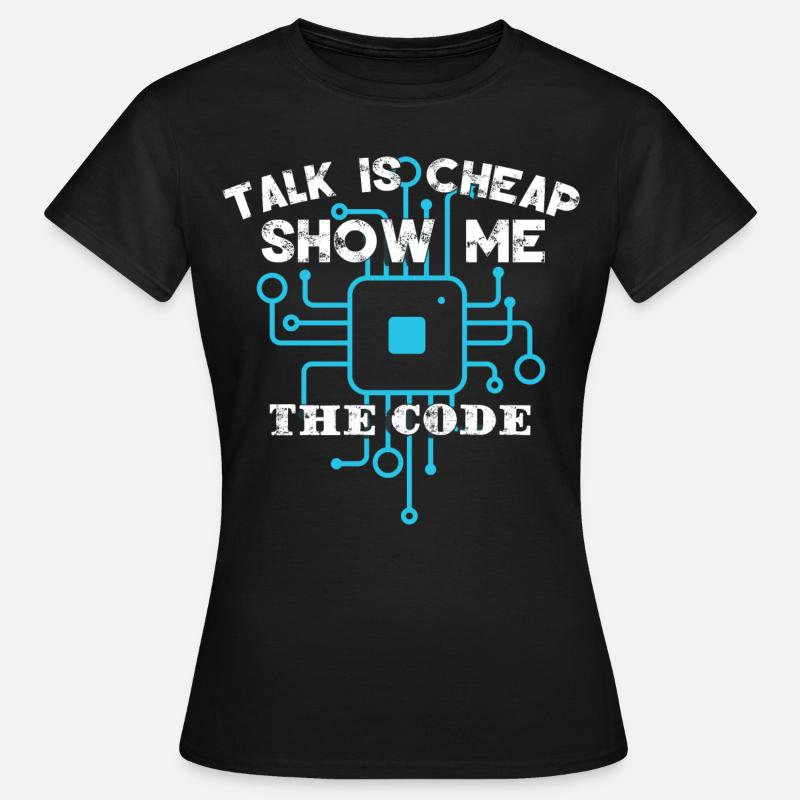 Codage Codeur amusant - T-shirt Femme - noir