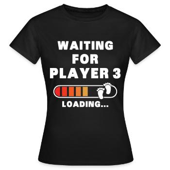 Premiere fois papa maman père mère premiere enfant - T-shirt Femme - noir - Devant - AI Model Female 172 dark (172cm)