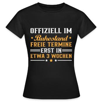 Offiziell im ruhestand - Frauen T-Shirt - Schwarz - Vorne - AI Model Female 172 dark (172cm)