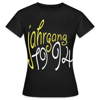 Geburtstag Jahrgang 1994 geboren - Frauen T-Shirt - Schwarz - Vorne - AI Model Female 172 dark (172cm)