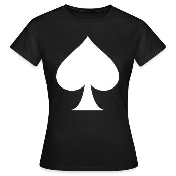 PIK ASS - Frauen T-Shirt - Schwarz - Vorne - AI Model Female 172 dark (172cm)