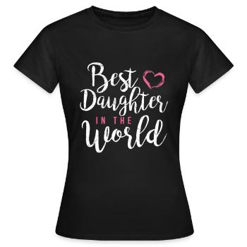 Fille - T-shirt Femme - noir - Devant - AI Model Female 172 dark (172cm)