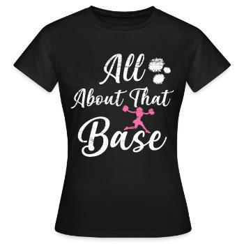 Cheerleader - Frauen T-Shirt - Schwarz - Vorne - AI Model Female 172 dark (172cm)