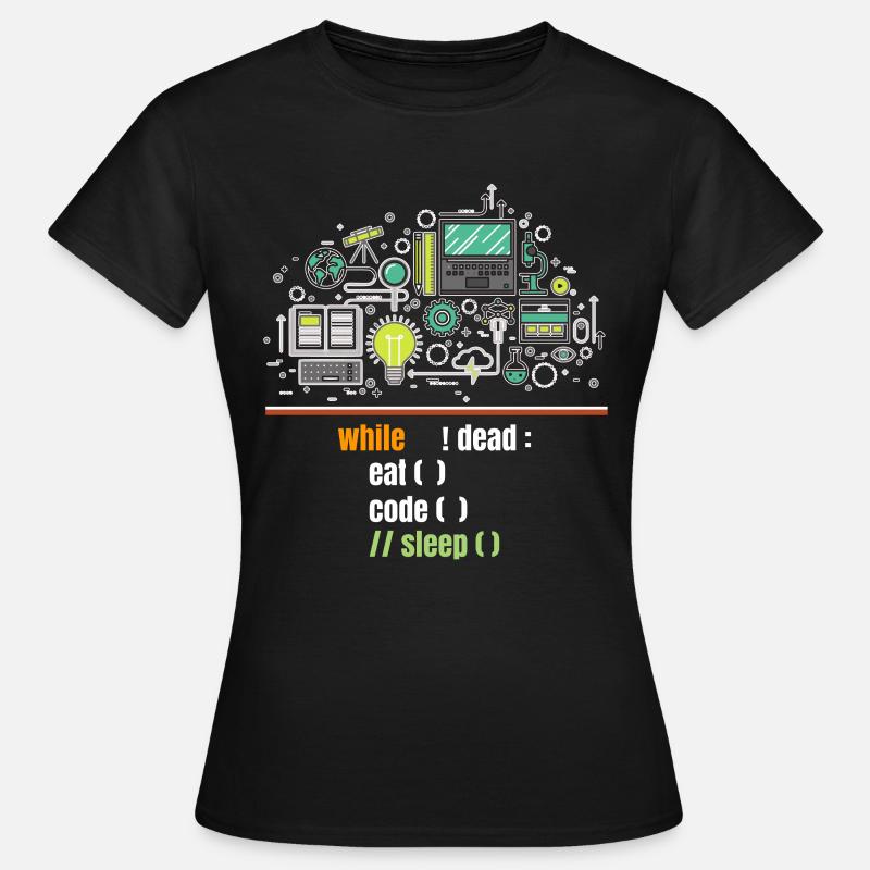 Programmierer - Frauen T-Shirt - Schwarz