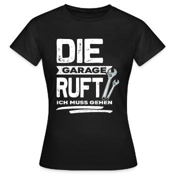 Mechaniker - Frauen T-Shirt - Schwarz - Vorne - AI Model Female 172 dark (172cm)