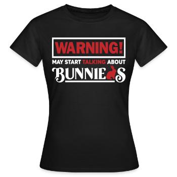 lièvre - T-shirt Femme - noir - Devant - AI Model Female 172 dark (172cm)