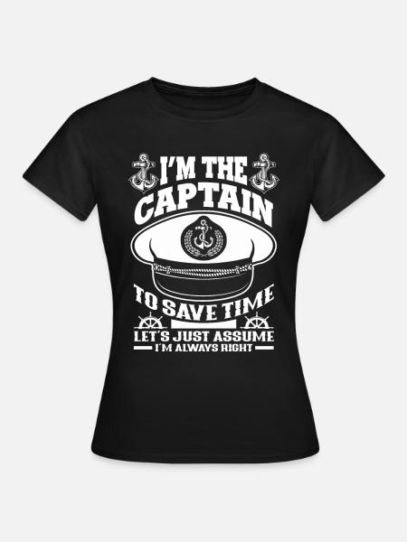 Captain Always right - Women's T-Shirt - black