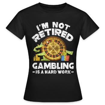 casino - T-shirt Femme - noir - Devant - AI Model Female 172 dark (172cm)