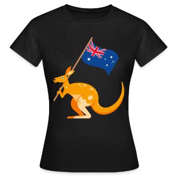 Australien Tag - Frauen T-Shirt - Schwarz - Vorne - AI Model Female 172 dark (172cm)