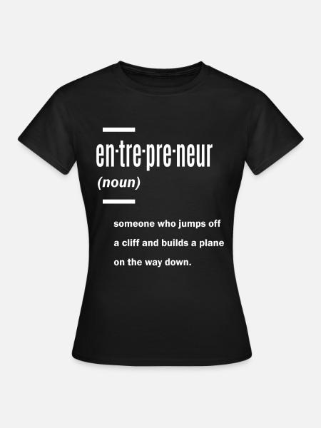 Unternehmer Definition Geschenkideen - Frauen T-Shirt - Schwarz