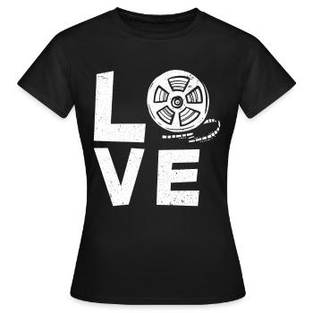 Bobine de film de film - T-shirt Femme - noir - Devant - AI Model Female 172 dark (172cm)