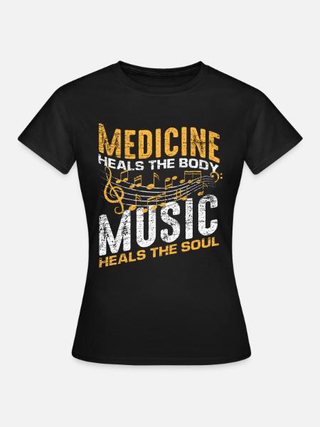 Médecine musicale - T-shirt Femme - noir