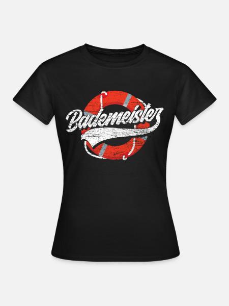 Bademeister - Frauen T-Shirt - Schwarz