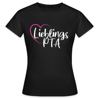 Lieblings PTA - Frauen T-Shirt - Schwarz - Vorne - AI Model Female 172 dark (172cm)