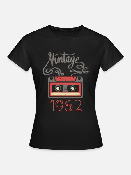 1962 Year of birth - Women's T-Shirt - black
