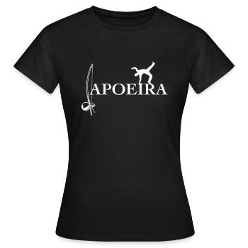 Capoeira Kampfkunst - Frauen T-Shirt - Schwarz - Vorne - AI Model Female 172 dark (172cm)