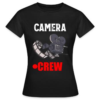 Cinéaste cinéaste Réalisateur Camera Crew - T-shirt Femme - noir - Devant - AI Model Female 172 dark (172cm)