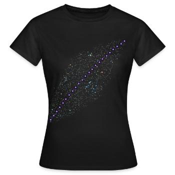 starlink Space internet - Women's T-Shirt - black - Front - AI Model Female 172 dark (172cm)