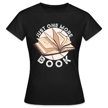 Encore un livre - T-shirt Femme - noir - Devant - AI Model Female 172 dark (172cm)