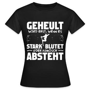 Skifahrer Skipiste Lustiger Spruch Geschenk - Frauen T-Shirt - Schwarz - Vorne - AI Model Female 172 dark (172cm)