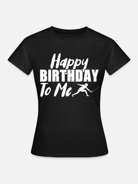 Fechten Degen Fechtduell Geschenkidee - Frauen T-Shirt - Schwarz