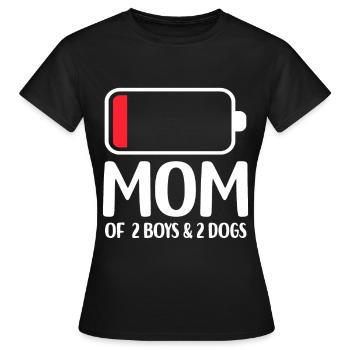 Canine - Women's T-Shirt - black - Front - AI Model Female 172 dark (172cm)