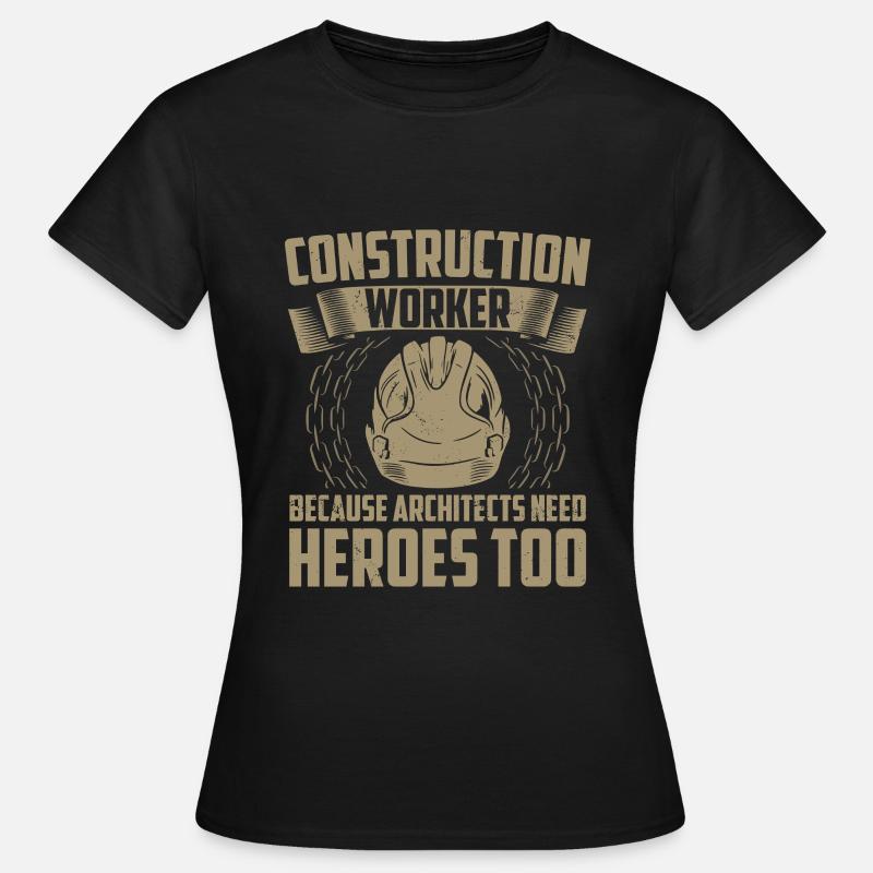 Dachdecker - Frauen T-Shirt - Schwarz
