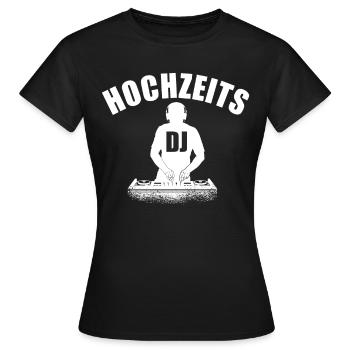 DJ Auftritt Auflegen - Frauen T-Shirt - Schwarz - Vorne - AI Model Female 172 dark (172cm)