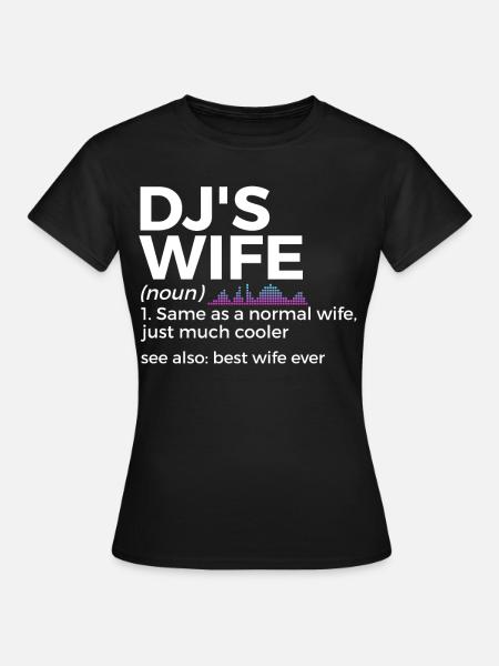 DJ Auftritt Auflegen - Frauen T-Shirt - Schwarz