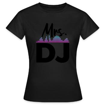 DJ Auftritt Auflegen - Frauen T-Shirt - Schwarz - Vorne - AI Model Female 172 dark (172cm)