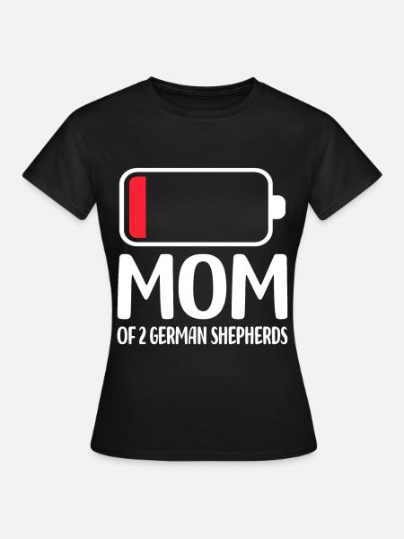 Schäferhunde - Frauen T-Shirt - Schwarz