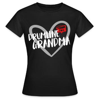 Drumline Trommeln Geschenk - Frauen T-Shirt - Schwarz - Vorne - AI Model Female 172 dark (172cm)