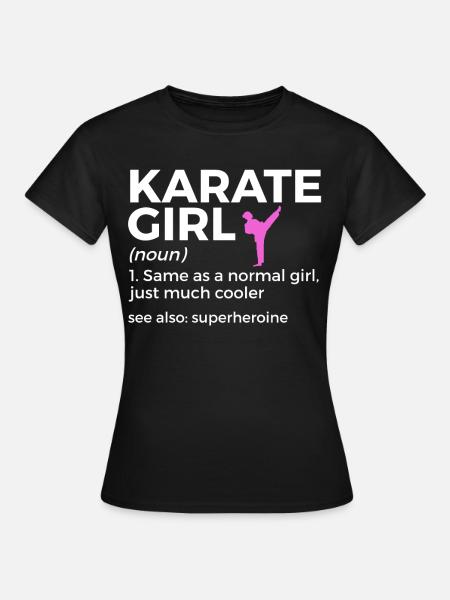 Karate - Frauen T-Shirt - Schwarz