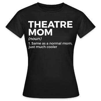 Theater Schauspieler - Frauen T-Shirt - Schwarz - Vorne - AI Model Female 172 dark (172cm)