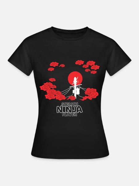 Stealth-Ninja Zocker - Frauen T-Shirt - Schwarz