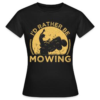 Je préfère tondre - T-shirt Femme - noir - Devant - AI Model Female 172 dark (172cm)