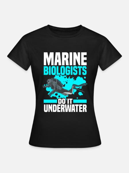 Meeresbiologie - Frauen T-Shirt - Schwarz