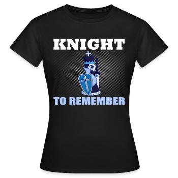 Schach Knight - Frauen T-Shirt - Schwarz - Vorne - AI Model Female 172 dark (172cm)