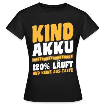 Daughter Son - Women's T-Shirt - black - Front - AI Model Female 172 dark (172cm)