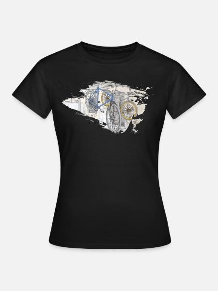 Fixie Fahrräder - Frauen T-Shirt - Schwarz