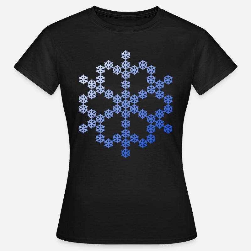 Snowflake from Snowflake Snowflakes - Women's T-Shirt - black