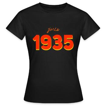 since 1935 - T-shirt Femme - noir - Devant - AI Model Female 172 dark (172cm)