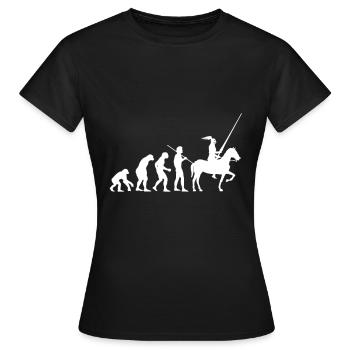 Kreuzritter Ritter Christ Christentum Kreuzzug - Frauen T-Shirt - Schwarz - Vorne - AI Model Female 172 dark (172cm)