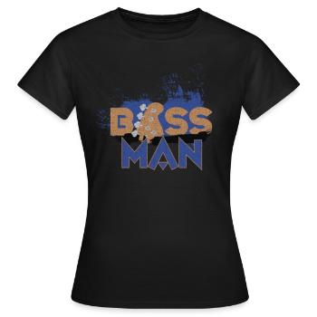 Basse musique basse - T-shirt Femme - noir - Devant - AI Model Female 172 dark (172cm)
